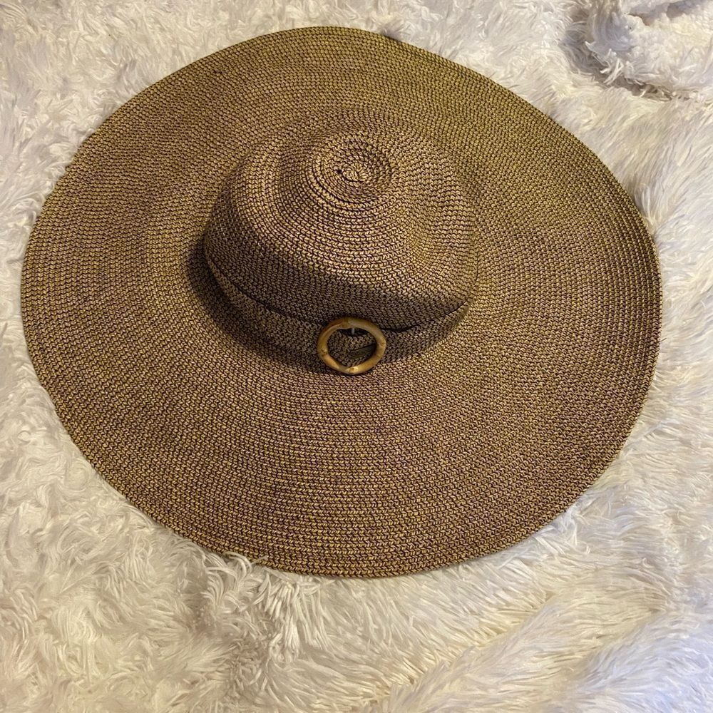Sun ‘n’ Sand Women’s Floppy Beach Hat, 22” Diameter